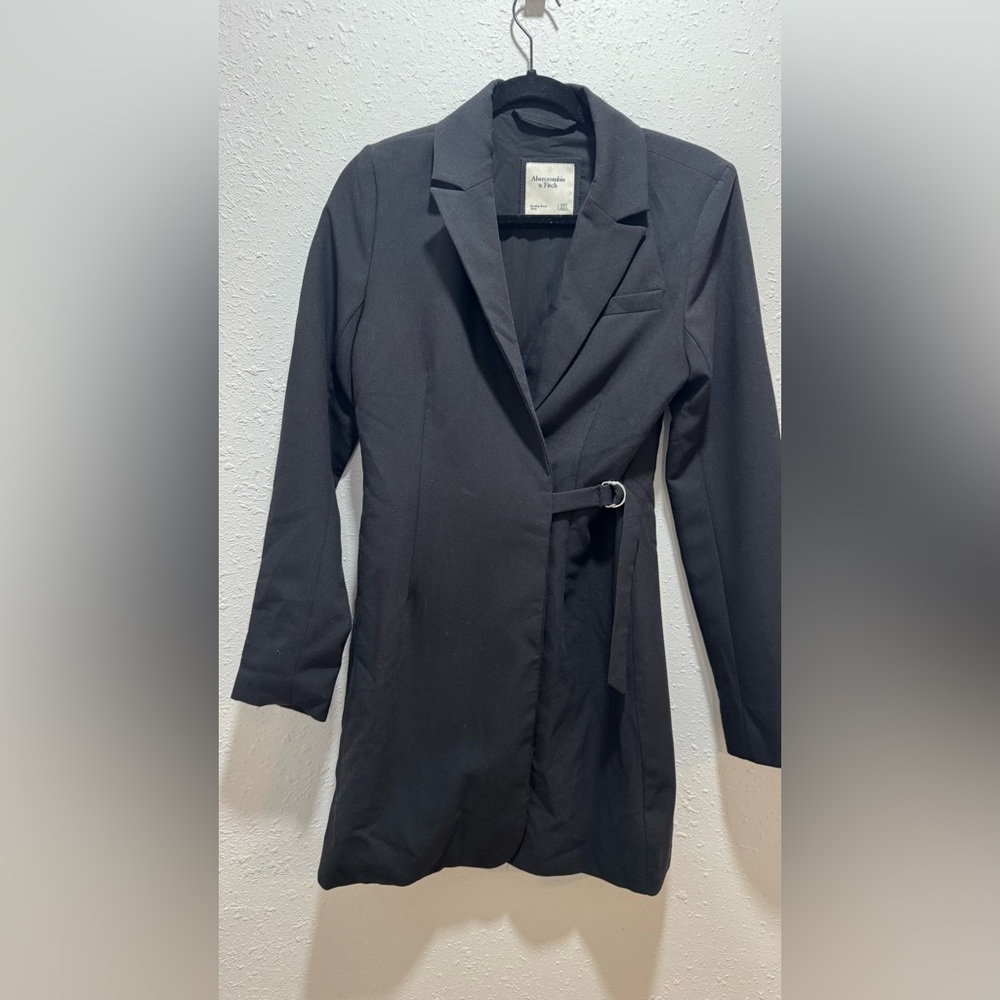 Abercrombie & Fitch Black Long Sleeve Dress